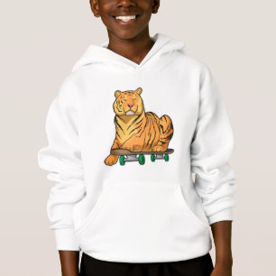 Tiger Skater Skateboard Hoodie