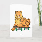 Tiger Skater Skateboard Karte (Rückseite)