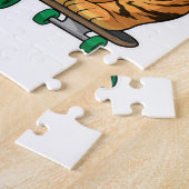 Tiger Skater Skateboard Puzzle (Seite)