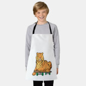 Tiger Skater Skateboard Schürze (Getragen)