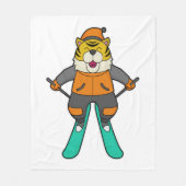 Tiger Skier Ski Fleecedecke (Vorderseite)