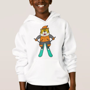 Tiger Skier Ski Hoodie