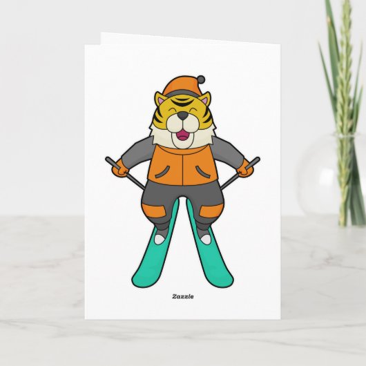 Tiger Skier Ski Karte (Rückseite)