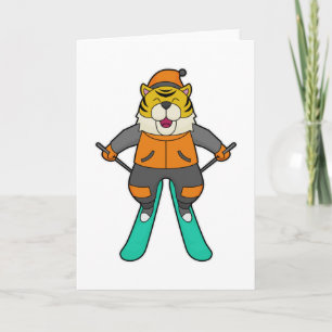 Tiger Skier Ski Karte