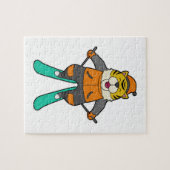 Tiger Skier Ski Puzzle (Horizontal)