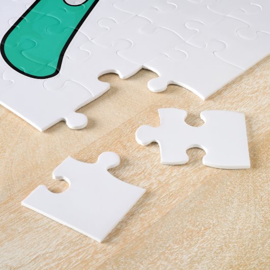 Tiger Skier Ski Puzzle (Seite)