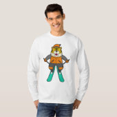Tiger Skier Ski T-Shirt (Vorne ganz)