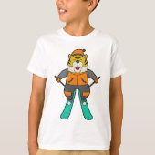 Tiger Skier Ski T-Shirt (Vorderseite)