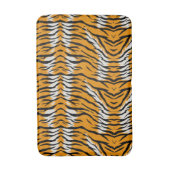 Tiger Skin Animal Print Design Badematte (Vorderseite Vertikal)