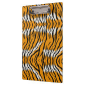 Tiger Skin Animal Print Design Klemmbrett (Links)