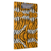 Tiger Skin Animal Print Design Klemmbrett (Rechts)
