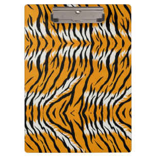 Tiger Skin Animal Print Design Klemmbrett