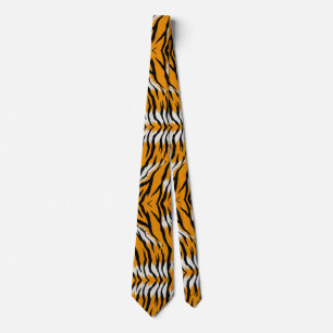 Tiger Skin Animal Print Design Krawatte