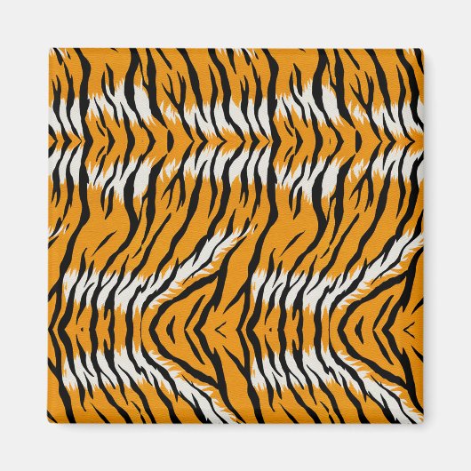 Tiger Skin Animal Print Design Magnet (Vorne)