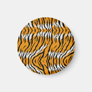 Tiger Skin Animal Print Design Magnet