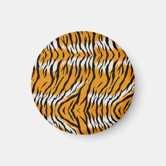 Tiger Skin Animal Print Design Magnet (Vorne)