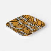 Tiger Skin Animal Print Design Pappteller (Gewinkelt)