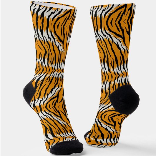Tiger Skin Animal Print Design Socken