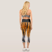 Tiger Skin Black High Waisted Capris (Rückseite)