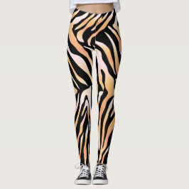 Tiger-Skin-Design Leggings