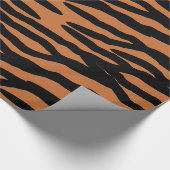 Tiger Skin Gemustert Geschenkpapier (Ecke)