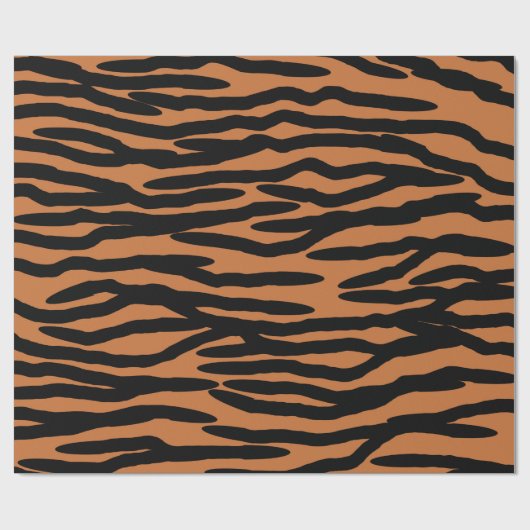Tiger Skin Gemustert Geschenkpapier (Flach)