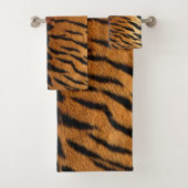 Tiger Skin Print Badhandtuch Set (Insitu)