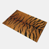 Tiger Skin Print Fußmatte (Schrägansicht)
