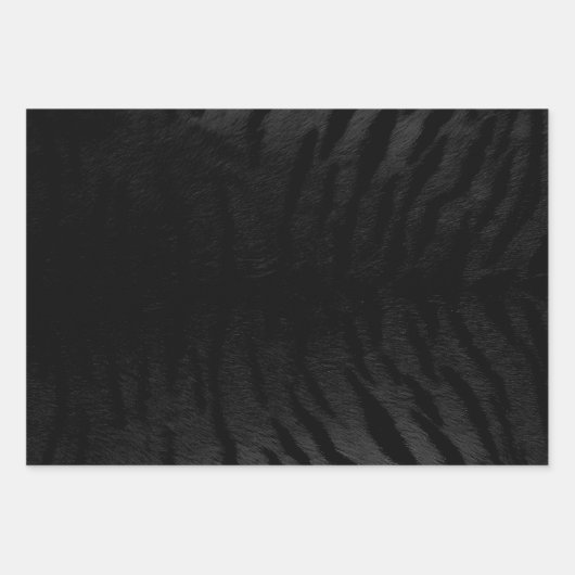 Tiger Skin Print in drei Farben Geschenkpapier Set (Vorderseite 2)