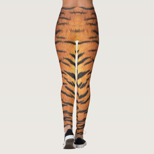 Tiger Skin Print Leggings (Rückseite)