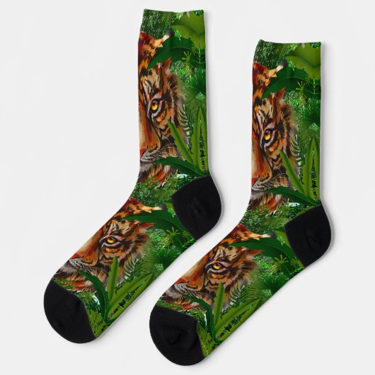 Tiger Socken | Naturejung Tiger Socks (Linkes Detail)