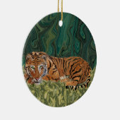 Tiger-SonntagSerendipity Keramikornament (Rechts)