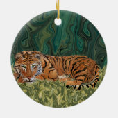 Tiger-SonntagSerendipity Keramikornament (Hinten)