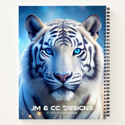 TIGER SOUL Journal-Notebook Notizblock (Rückseite)