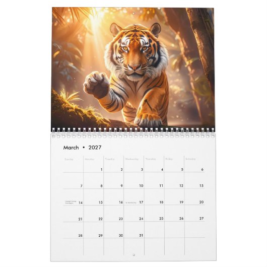 TIGER SOUL KALENDER (Mär 2027)