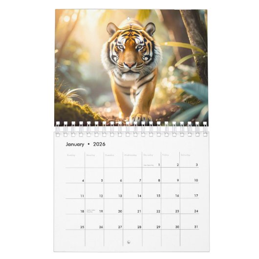 TIGER SOUL KALENDER (Jan 2026)