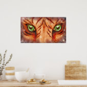 Tiger *Soul Searcher* Poster (Küche)