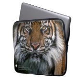Tiger Soyono Smithsonian | Sumatran Laptopschutzhülle (Vorderseite Links)