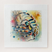 Tiger Spider 260824AREF109 - Watercolor Puzzle (Horizontal)