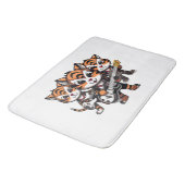 Tiger spielen Band Badematte (Schrägansicht)