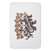Tiger spielen Band Badematte (Vorderseite Vertikal)