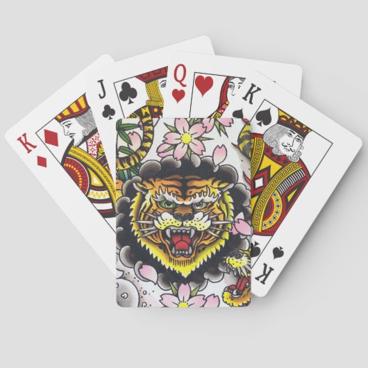 Tiger Spielkarten (Rückseite)