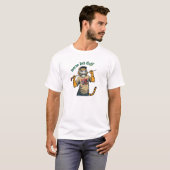 Tiger spielt Golf T-Shirt (Vorne ganz)