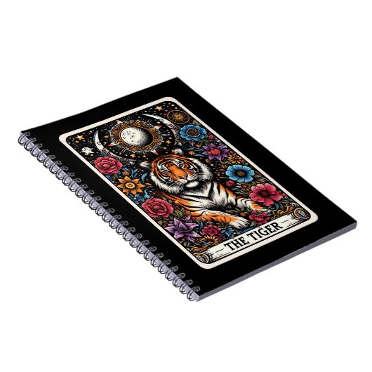 Tiger Spirit Tarot Card Notebook Notizblock (Rechte Seite)
