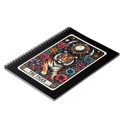 Tiger Spirit Tarot Card Notebook Notizblock (Linke Seite)