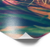 Tiger Spring Digital Art Collage Fotodruck (Ecke)