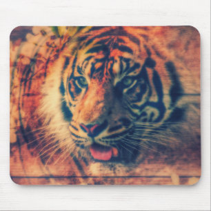 Tiger Spring Imitate Wood Grunge Mousepad