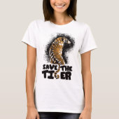 Tiger-Spritzer T-Shirt (Vorderseite)