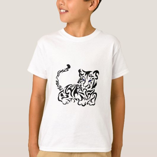 Tiger Squirls T-Shirt (Vorderseite)