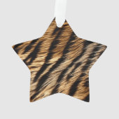 Tiger Star Shaped Acrylic Ornament (Rückseite)